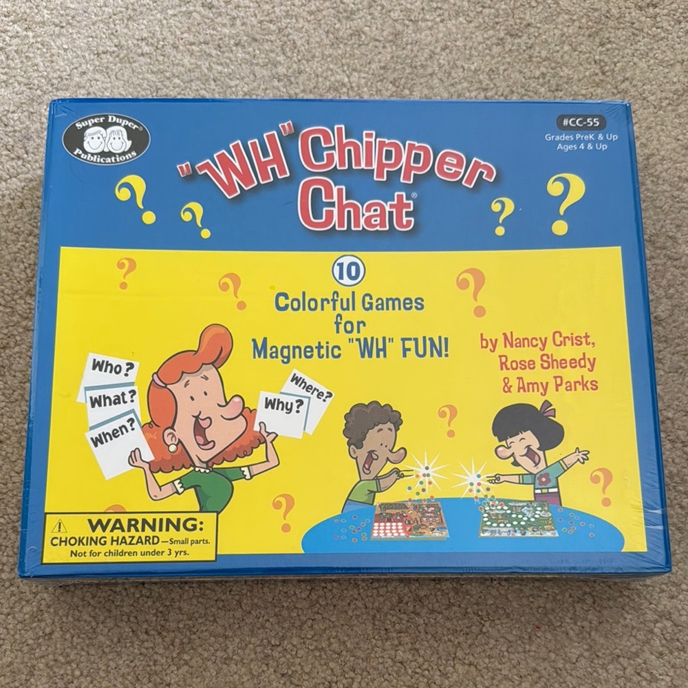 WH Chipper Chat Game - Super Duper Publications